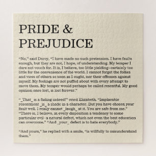 Maßgeschneidertes Buchangebot Jane Austen Puzzle