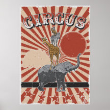Maßgeschneidertes Circus Poster