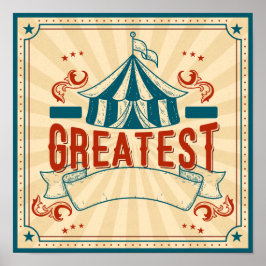 Maßgeschneidertes Circus Poster