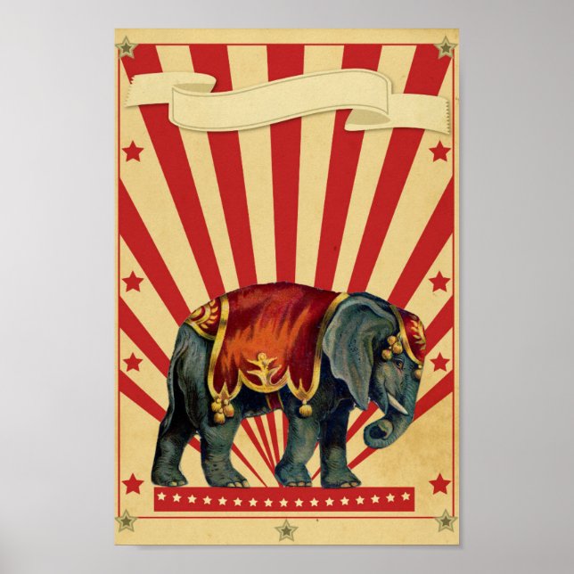 Maßgeschneidertes Circus Poster (Vorne)