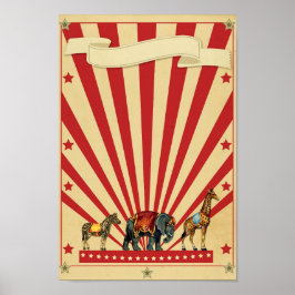 Maßgeschneidertes Circus Poster