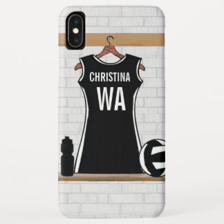 Maßgeschneidertes Design Netzball schwarz-weiß Case-Mate iPhone Hülle