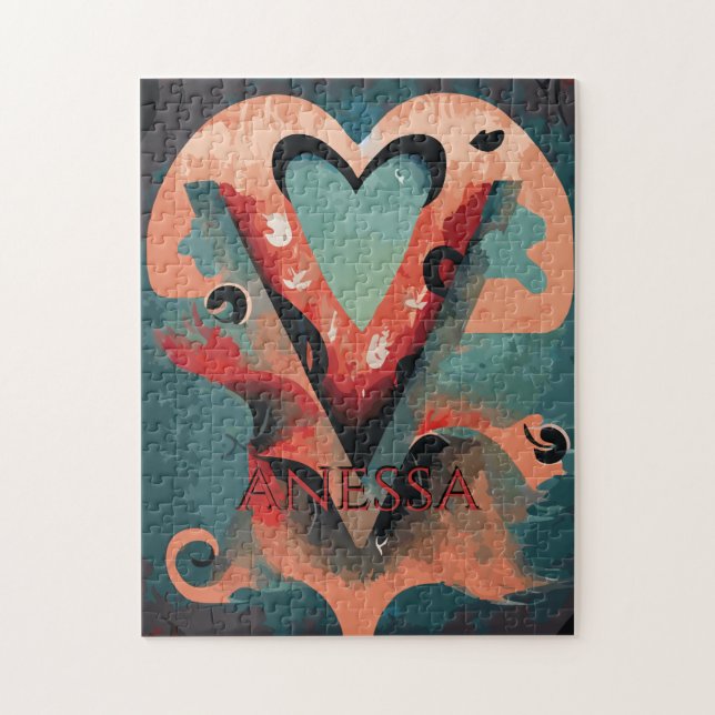 Maßgeschneidertes Fantastisches V Puzzle (Vertikal)