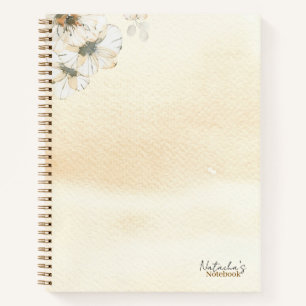 Maßgeschneidertes florierendes Kraft-Papier Notizbuch