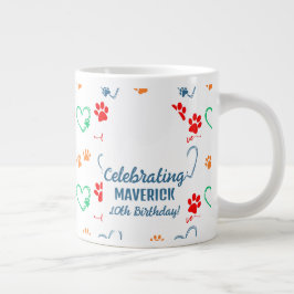 Maßgeschneidertes Foto Dog Parent Souvenir Jumbo-Tasse