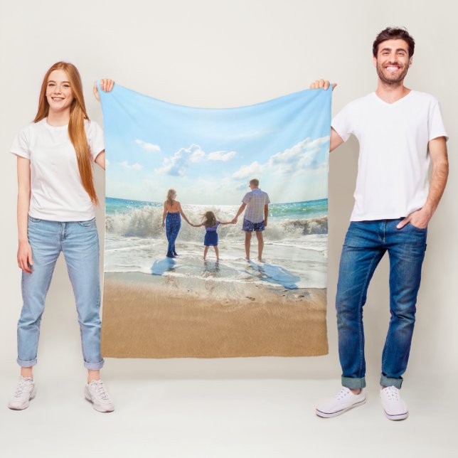 Maßgeschneidertes Foto Fleece Blanken mit eigenem  (Beispiel)