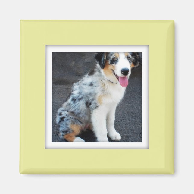 Maßgeschneidertes Foto Frame Magnet (Vorne)