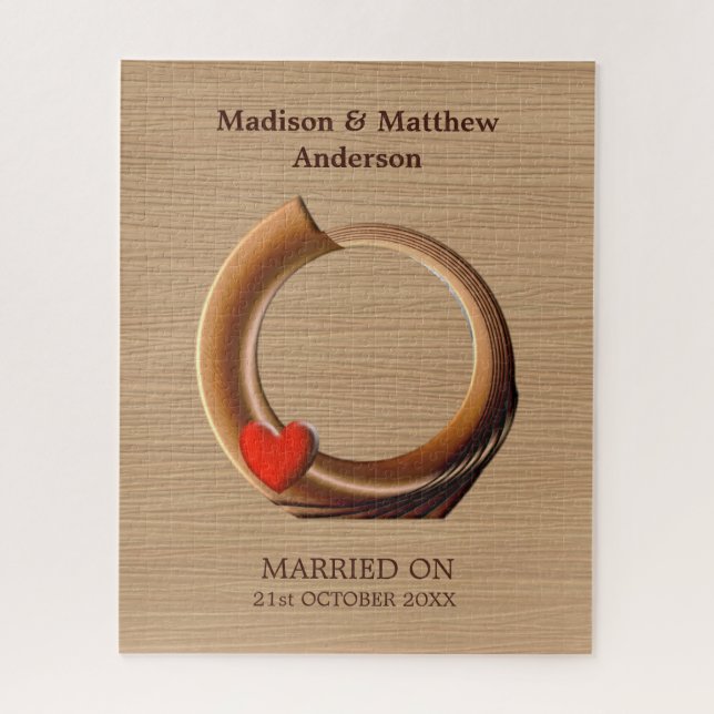 Maßgeschneidertes Foto Holzrahmen Puzzle (Vertikal)