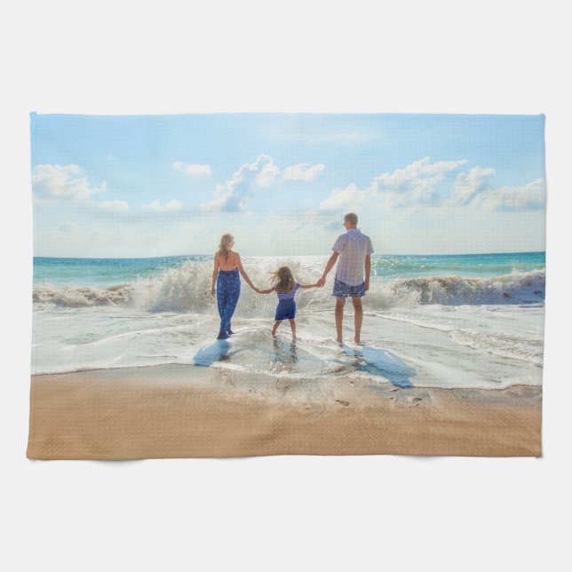 Maßgeschneidertes Foto Küchentuch Ihr eigenes Foto (Horizontal)