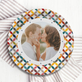 Maßgeschneidertes Foto Modernes, Personalisiertes  Pappteller