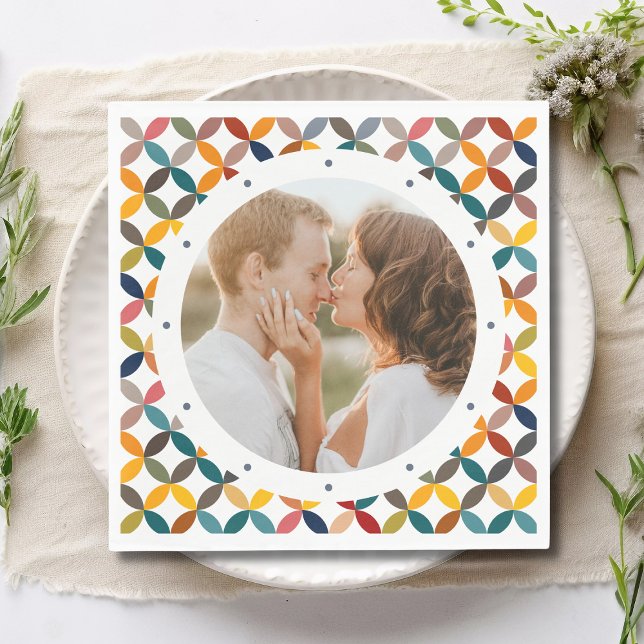 Maßgeschneidertes Foto Modernes, Personalisiertes  Serviette (Von Creator hochgeladen)