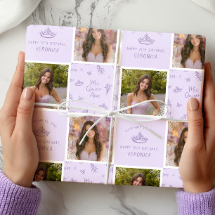 Maßgeschneidertes Foto Quinceanera Packpapier