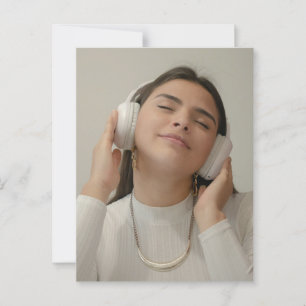 Maßgeschneidertes Full Foto Modernes Postkarte