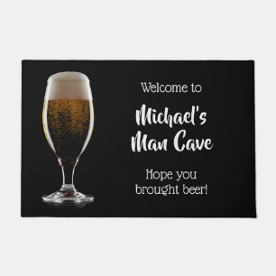 Maßgeschneidertes Glas Bier Fußmatte