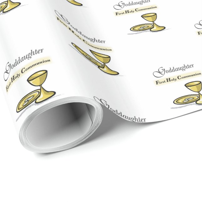 Maßgeschneidertes, Godtochter First Communityskhal Geschenkpapier (Rolleneckpunkt)