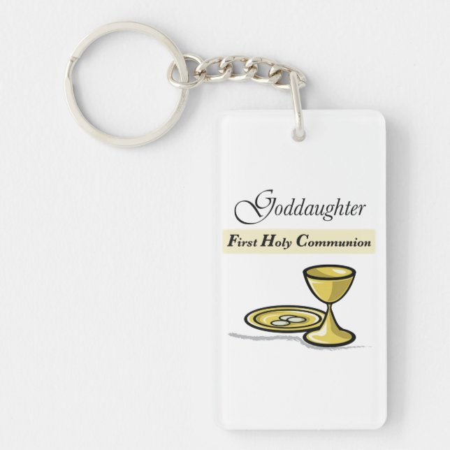 Maßgeschneidertes, Godtochter First Communityskhal Schlüsselanhänger (Vorderseite)