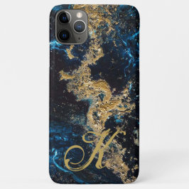 Maßgeschneidertes Gold Blue MARBLE Phone Case, Ini Case-Mate iPhone Hülle