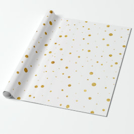 Maßgeschneidertes Gold Foil Luxury Musterpapier Geschenkpapier