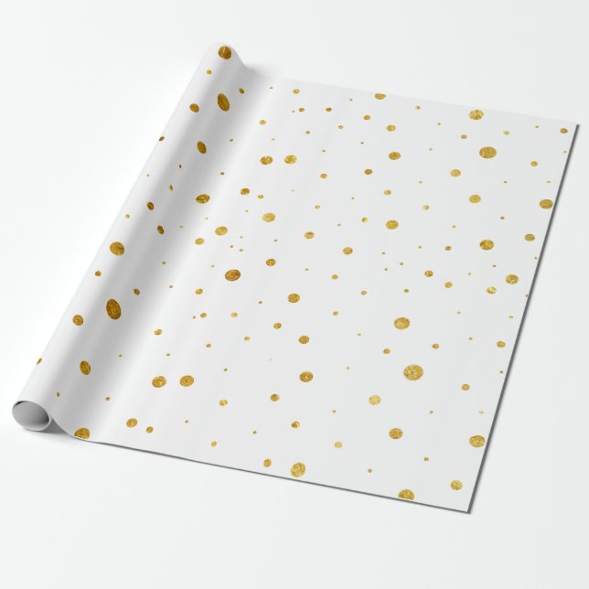 Maßgeschneidertes Gold Foil Luxury Musterpapier Geschenkpapier (Ungerollt)