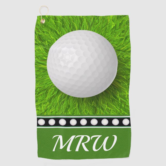 Maßgeschneidertes Golfhandtuch (Vorderseite)