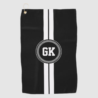 Maßgeschneidertes Golfhandtuch Strip Personalisier