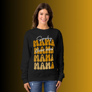 Maßgeschneidertes Groovy Halloween Mama lustiges H Sweatshirt