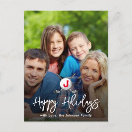 Maßgeschneidertes Image für Golf Holiday Design Feiertagspostkarte
