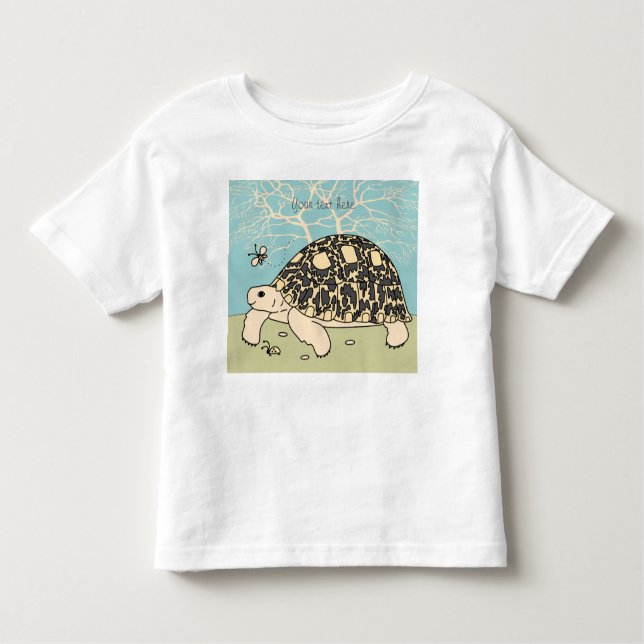 Maßgeschneidertes Leopard Tortoise Shirt (Vorderseite)