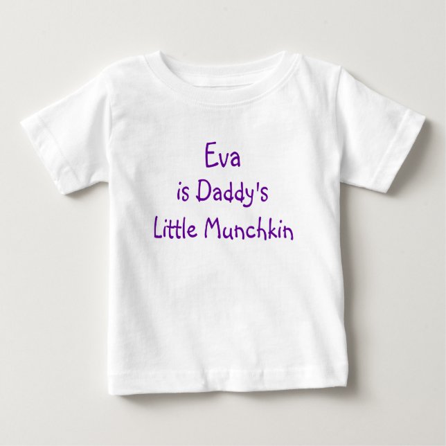 Maßgeschneidertes Mädchen - Kleines Mädchen Baby T-shirt (Vorderseite)
