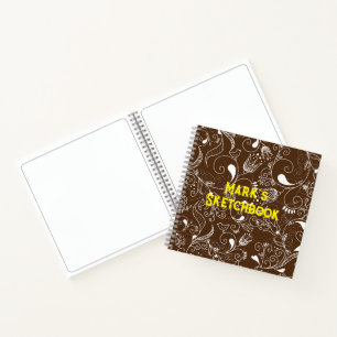 Maßgeschneidertes Mandala Art Sketchbook Notizbuch