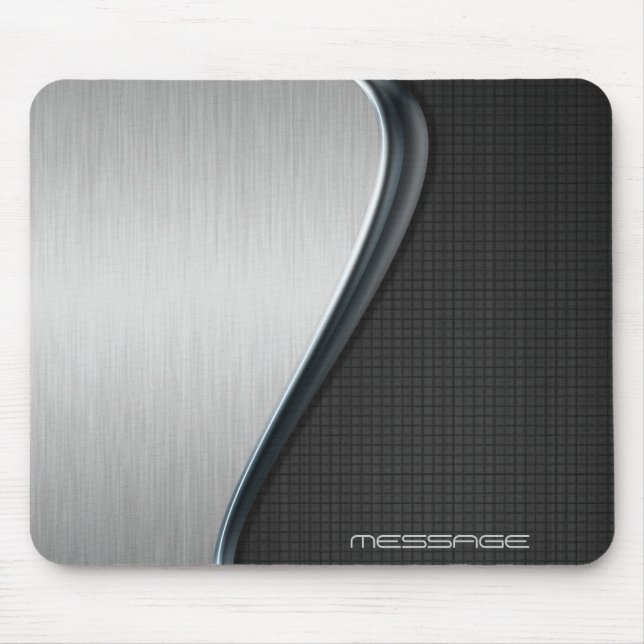 Maßgeschneidertes Metalldesign 1 Mousepads (Vorne)