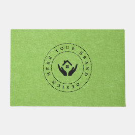 Maßgeschneidertes, modernes Firmenlogo Fußmatte