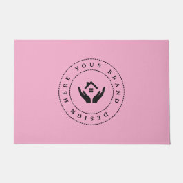 Maßgeschneidertes, modernes Firmenlogo Fußmatte