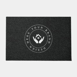 Maßgeschneidertes, modernes Firmenlogo Fußmatte