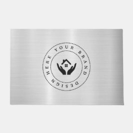 Maßgeschneidertes, modernes Firmenlogo Fußmatte