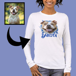 Maßgeschneidertes modernes Grunge Pet Lover Pitbul Tri-Blend Shirt