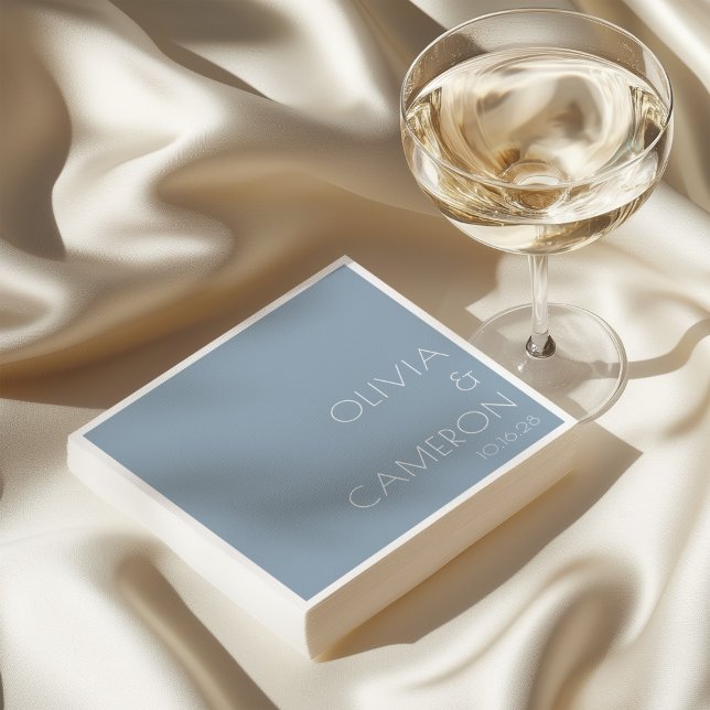 Maßgeschneidertes, modernes Hochzeitshilfen in mat Serviette (Von Creator hochgeladen)