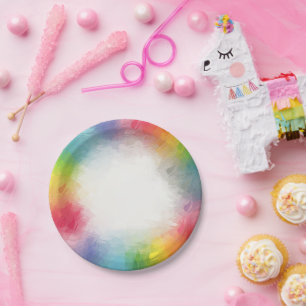 Maßgeschneidertes modernes Party Geburtstag Pappteller