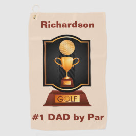 Maßgeschneidertes Mongram Golf Handtuch für den Va