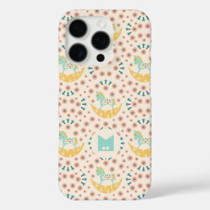 Maßgeschneidertes Monogramm-Bläsernicorn auf dem M iPhone 16 Pro Hülle