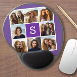 Maßgeschneidertes Monogramm für die Eggplant- und  Gel Mousepad<br><div class="desc">Für dieses Design können Sie Instagram-Fotos verwenden. Verwenden Sie 8 quadratische Foto,  um ein einzigartiges und persönliches Geschenk zu kreieren. Oder man behalte den Hipster Welpe und macht einen trendigen Sake. Wenn Sie die Bilder anpassen müssen,  klicken Sie auf das Werkzeug anpassen,  um Änderungen vorzunehmen.</div>