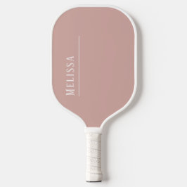 Maßgeschneidertes Monogramm, modernes Rosa Pickleball Schläger