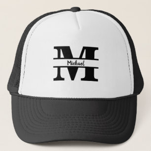 Maßgeschneidertes Monogramm Truckerkappe