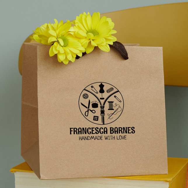 Maßgeschneidertes Nähgeschäft, groß Gummistempel (Von Creator hochgeladen)