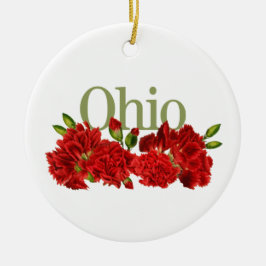 Maßgeschneidertes Ohio Ornament mit Nelken