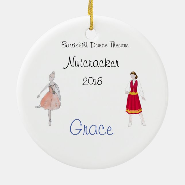 Maßgeschneidertes Ornament für Kate M. (Hinten)