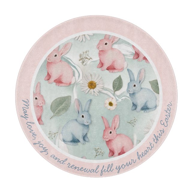 Maßgeschneidertes Osterglas Schneidebrett (Vorderseite)