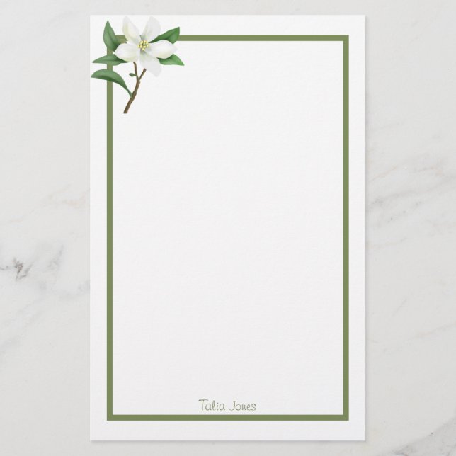 Maßgeschneidertes Papier für Blumenstanzpapier (Vorderseite)