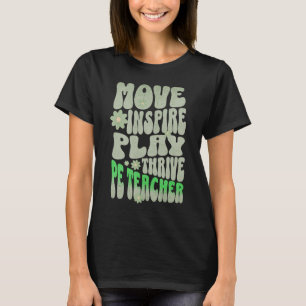 Maßgeschneidertes PE-Gym-Lehrer-Retro-Verschieben, T-Shirt