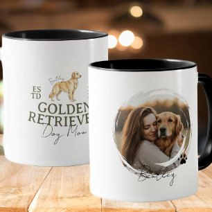 Maßgeschneidertes Portrait Dog Mama Golden Retriev Tasse